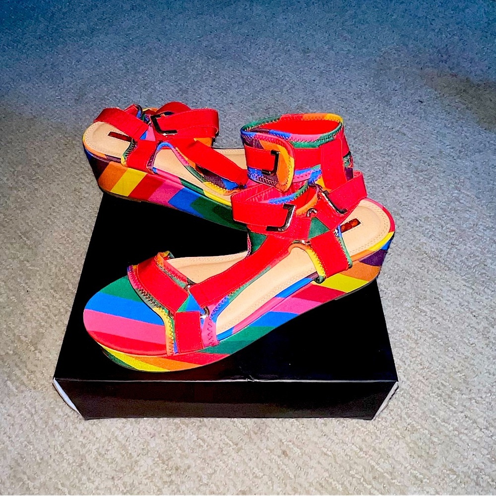 Sandals with Velcro straps